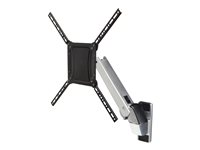 Ergotron Interactive Arm HD - Kit de montage (bras articulé, adaptateur VESA, support de fixation murale) - Technologie brevetée Constant Force - pour Écran LCD - aluminium - garniture noire, aluminium poli - Taille d'écran : 30"-55" 45-296-026