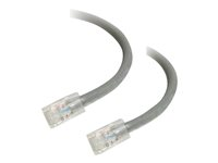 C2G Câble de raccordement réseau Cat5e non amorcé non blindé (UTP) - Cordon de raccordement - RJ-45 (M) pour RJ-45 (M) - 10 m - UTP - CAT 5e - bloqué, uniboot - gris 83007