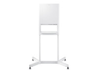Samsung Flip Stand STN-WM55H - Pied pour panneau plat interactif/écran LCD - blanc - Taille d'écran : 55" - posé sur le sol - pour Flip WM55H STN-WM55H/EN