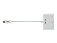 PNY 3in1 - Station d'accueil - USB-C - HDMI A-TC-UA30HDTC-W01-RB